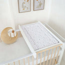 East Coast Counting Sheep Leaves Changing Mat on Cot Top Changer with pictures of duck and rabbit on the wall | Bathing & Changing Essentials - Clair de Lune UK 