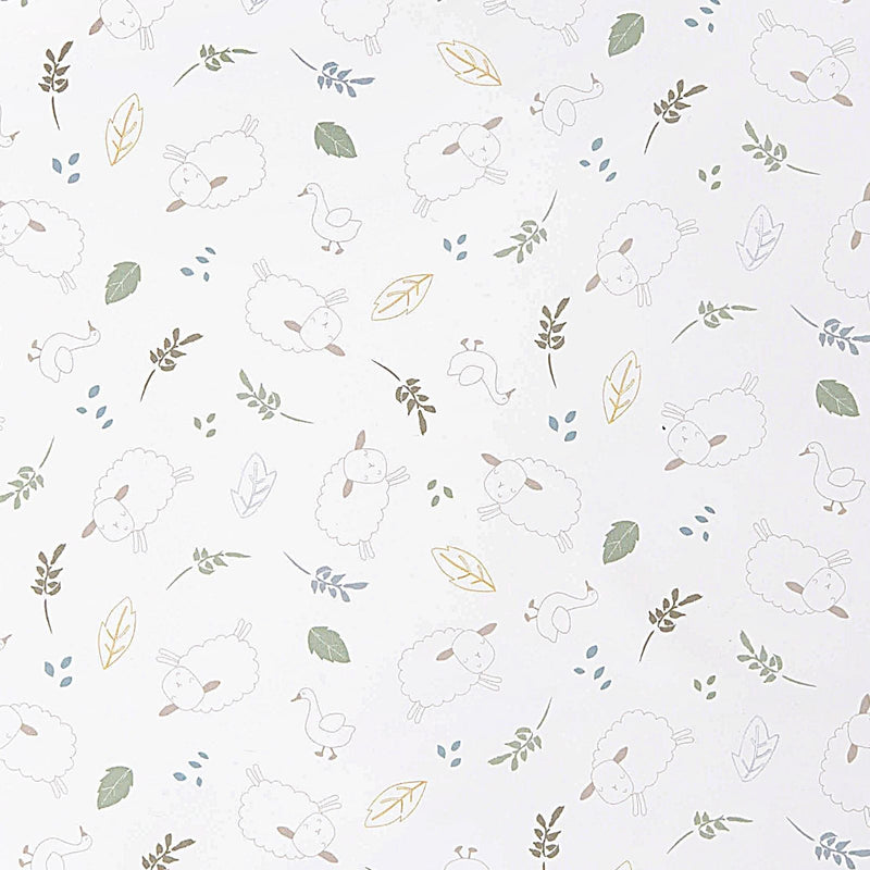 East Coast Counting Sheep Changing Mat Swatch of the pattern | Bathing & Changing Essentials  - Clair de Lune UK