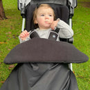Baby in the Black Essentials Universal Footmuff | Pushchair Cosytoes & Footmuffs | Travel Accessories - Clair de Lune UK