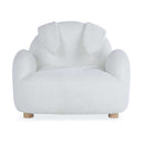 Bunny CuddleCo Etta Kids Chair Boucle on white background | Toddler Arm Chair | Children's Furniture - Clair de Lune UK
