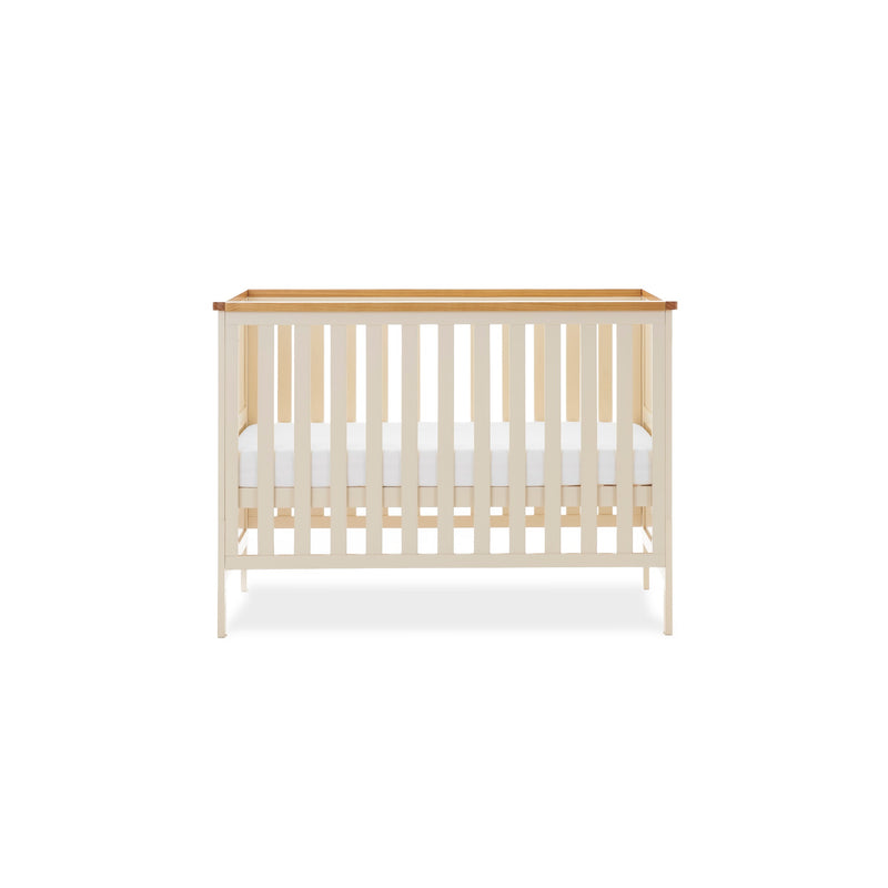 The cot bed of the Cashmere Obaby Evie Mini 2 Piece Room Set when it's transformed to be a cot | Nursery Furniture Sets | Room Sets | Nursery Furniture - Clair de Lune UK