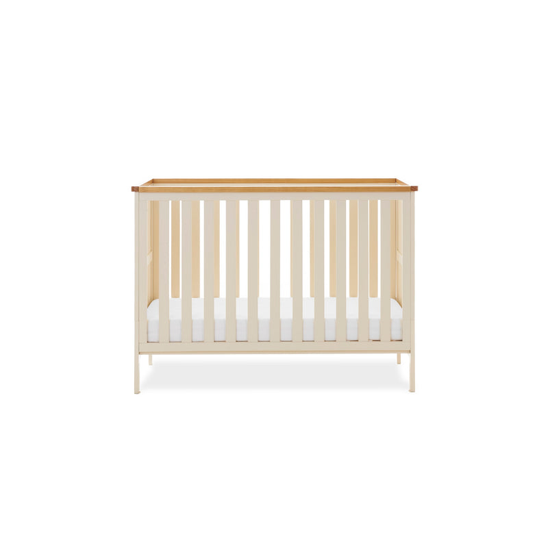 The cot bed of the Cashmere Obaby Evie Mini 3 Piece Room Set | Nursery Furniture Sets | Room Sets | Nursery Furniture - Clair de Lune UK