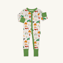 Grow Grows Organic Family Farm Sleepsuit on white background | Baby Grows and Onesies | Organic Baby Clothing - Clair de Lune UK