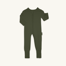 Forest Grow Grows Organic Ribbed Baby Sleepsuit on white background | Baby Sleep Wear | Children's pyjamas - Clair de Lune UK