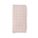 Folded Gingham Foldable Travel Changing Mat on white background | Bathing & Changing Essentials - Clair de Lune UK