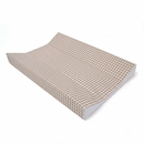Gingham Anti-Roll Wedge Changing Mat on angle on white background | Bathing and Changing Essentials - Clair de Lune UK