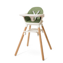 Green 6 in 1 High Chair on white background | High chairs | Feeding & Weaning | Toddler Furniture - Clair de Lune UK