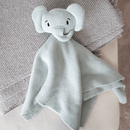 Organic knitted GrowGrows Elephant Animal Comforter - Clair de Lune UK