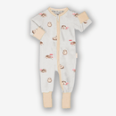 GrowGrows Happy Hedgehogs Organic Sleepsuit | Baby Grows and Onesies | Organic Baby Clothes - Clair de Lune UK