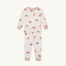 GrowGrows Organic Happy Hedgehogs Pyjamas | Organic Kids PJs and Nightwear - Clair de Lune UK