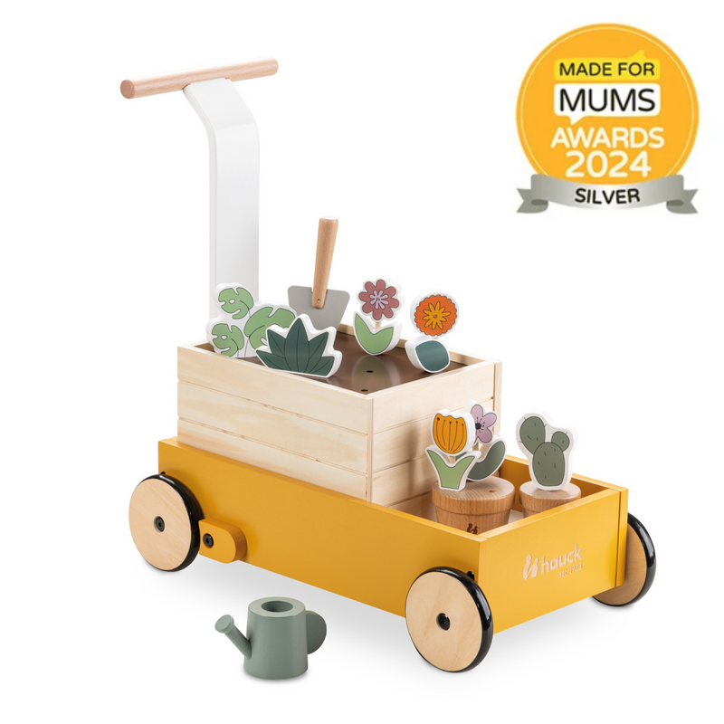 Hauck Learn to Walk Montessori Baby Walker for Little Gardeners | Baby Walkers and Ride On Toys | Montessori Activities For Babies & Kids | Toys | Baby Shower, Birthday & Christmas Gifts - Clair de Lune UK