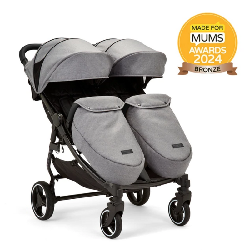 Award-winning Grey Ickle Bubba Venus Prime Double Stroller | Buggies, Strollers & Pushchairs | Travel With Your Baby - Clair de Lune UK