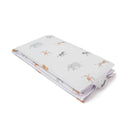 Jungle Dream Foldable Changing Mat close up of the snap fastening closure | Baby Change Mat | Bathing & Changing Essentials - Clair de Lune UK