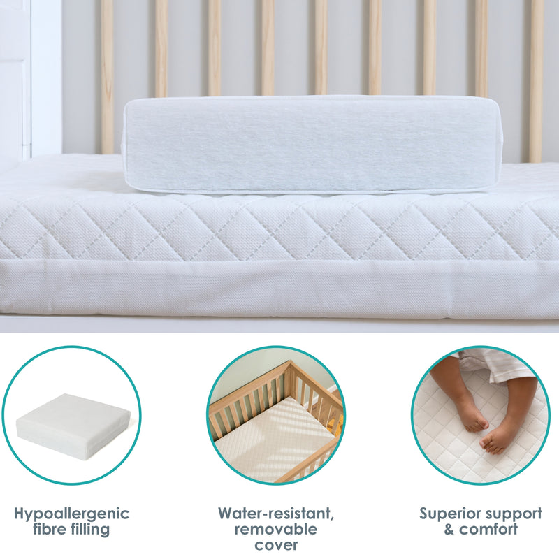 3 Key USPs of the Essentials Hypoallergenic Fibre Cot Bed Mattress (140 x 70 cm) | Cot Bed Mattresses (140x70cm) | Baby & Toddler Mattresses | Bedding | Nursery Furniture - Clair de Lune UK