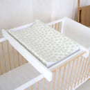Leaf Anti-Roll Wedge Baby Changing Mat on the Essentials Cot Top Changer in a White Nursery | Baby Bath Time Essentials - Clair de Lune UK
