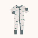 Grow Grows Organic Little Summit Sleepsuit on white background | Baby Grows and Onesies | Organic Baby Clothes - Clair de Lune UK