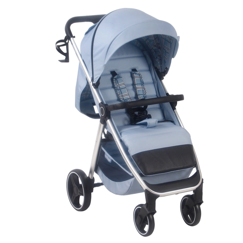 My Babiie MB160 Dani Dyer Blue Plaid Pushchair | Buggies, Strollers & Pushchairs | Travel With Your Baby - Clair de Lune UK