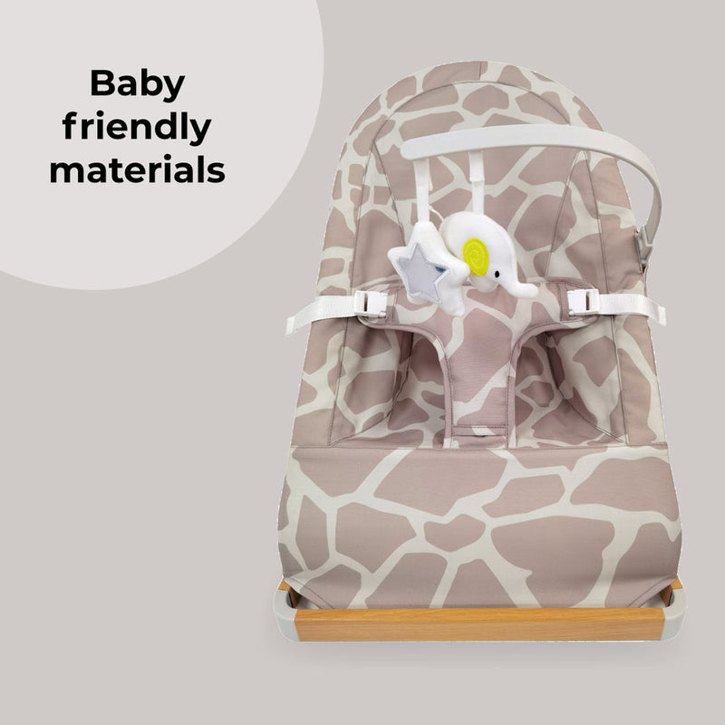My Babiie Dani Dyer Giraffe Baby Bouncer made from baby friendly materials | Baby Swings, Rockers & Baby Bouncers | Toys - Clair de Lune