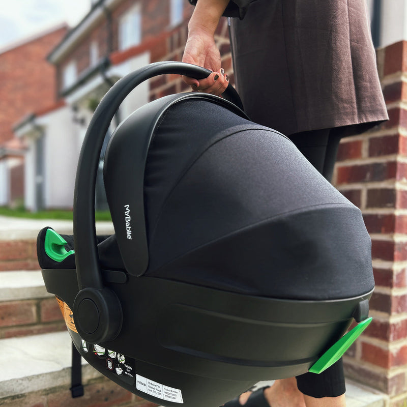 My Babiie iSize Infant Carrier and isofix base (40-87cm) | Baby, Toddler & Kid Car Seats | Travel With Baby - Clair de Lune UK