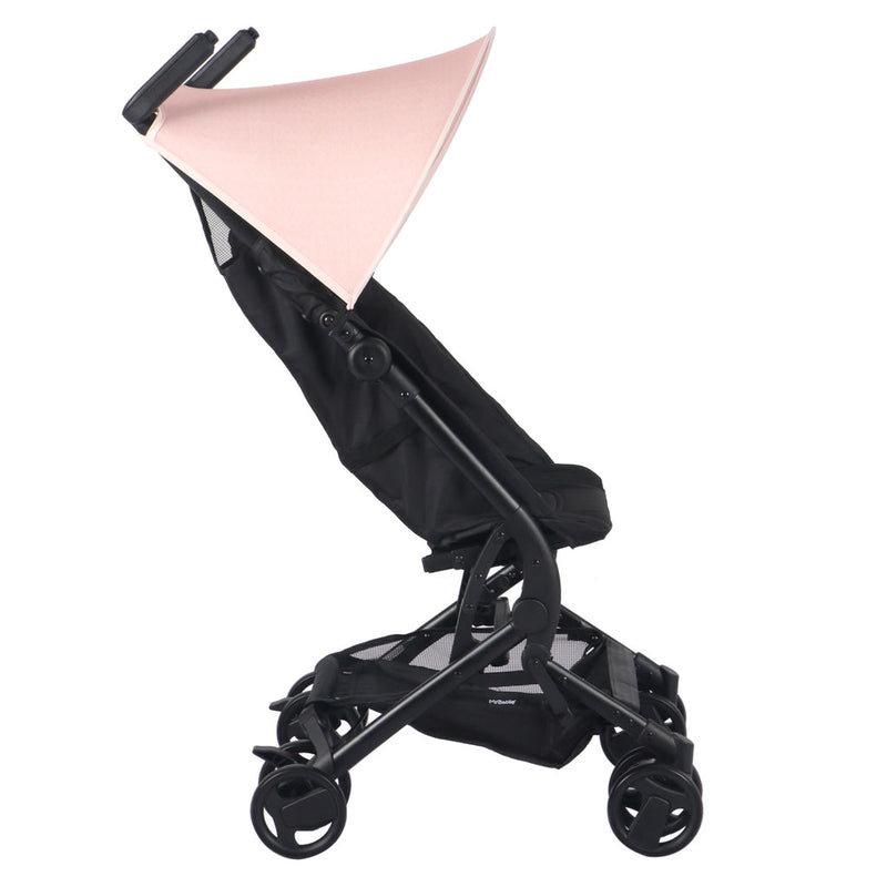 The side of My Babiie MBX5 Ultra Compact & Aeroplane Carry-on Approved Billie Faiers Pink Stroller | Buggies, Strollers & Pushchairs | Travel With Your Baby - Clair de Lune UK