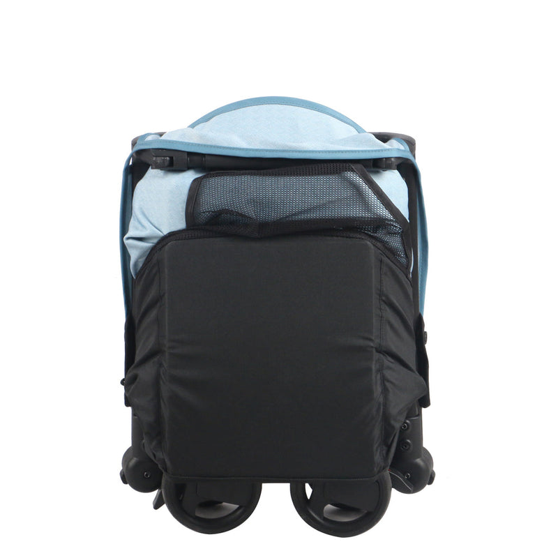 Folded My Babiie MBX5 Ultra Compact & Aeroplane Carry-on Approved Samantha Faiers Blue Stroller | Buggies, Strollers & Pushchairs | Travel With Your Baby - Clair de Lune UK