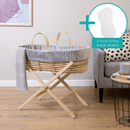 Offerta speciale - Cesta portaoggetti Essentials con supporto, colore grigio