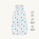 GrowGrows Marvellous Moons Smart Sleeping Bag detailing the safe travel features | Baby Sleeping Bags | Baby Bedding - Clair de Lune UK