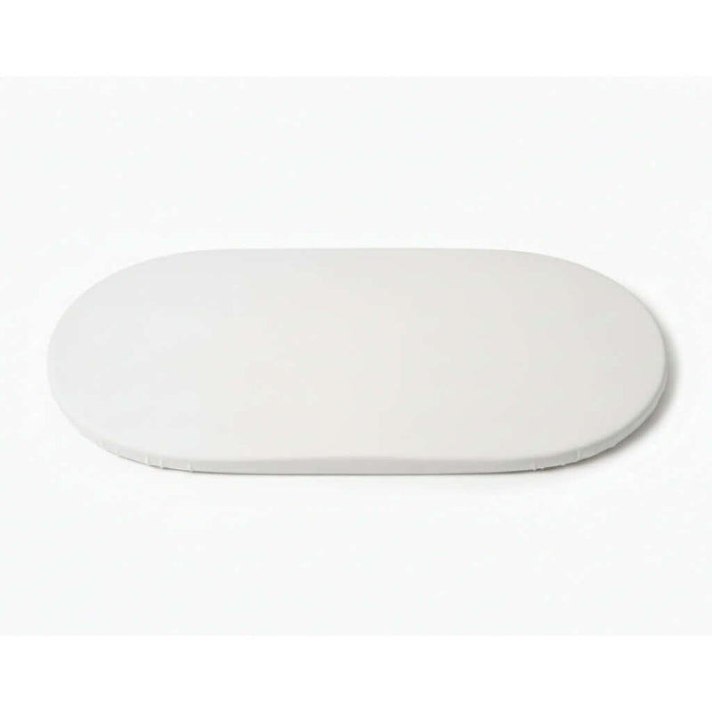 Moses Basket Mattress Protector on White Background | Soft Baby Sheets | Moses Basket Bedding - Clair de Lune UK