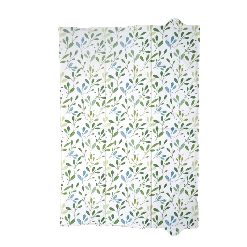 Olive Foldable Travel Changing Mat laid out flat on white background | Bathing & Changing Essentials - Clair de Lune UK
