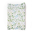 Olive Anti-Roll Wedge Baby Changing Mat profile on a white background | Baby Bath Time Essentials - Clair de Lune UK