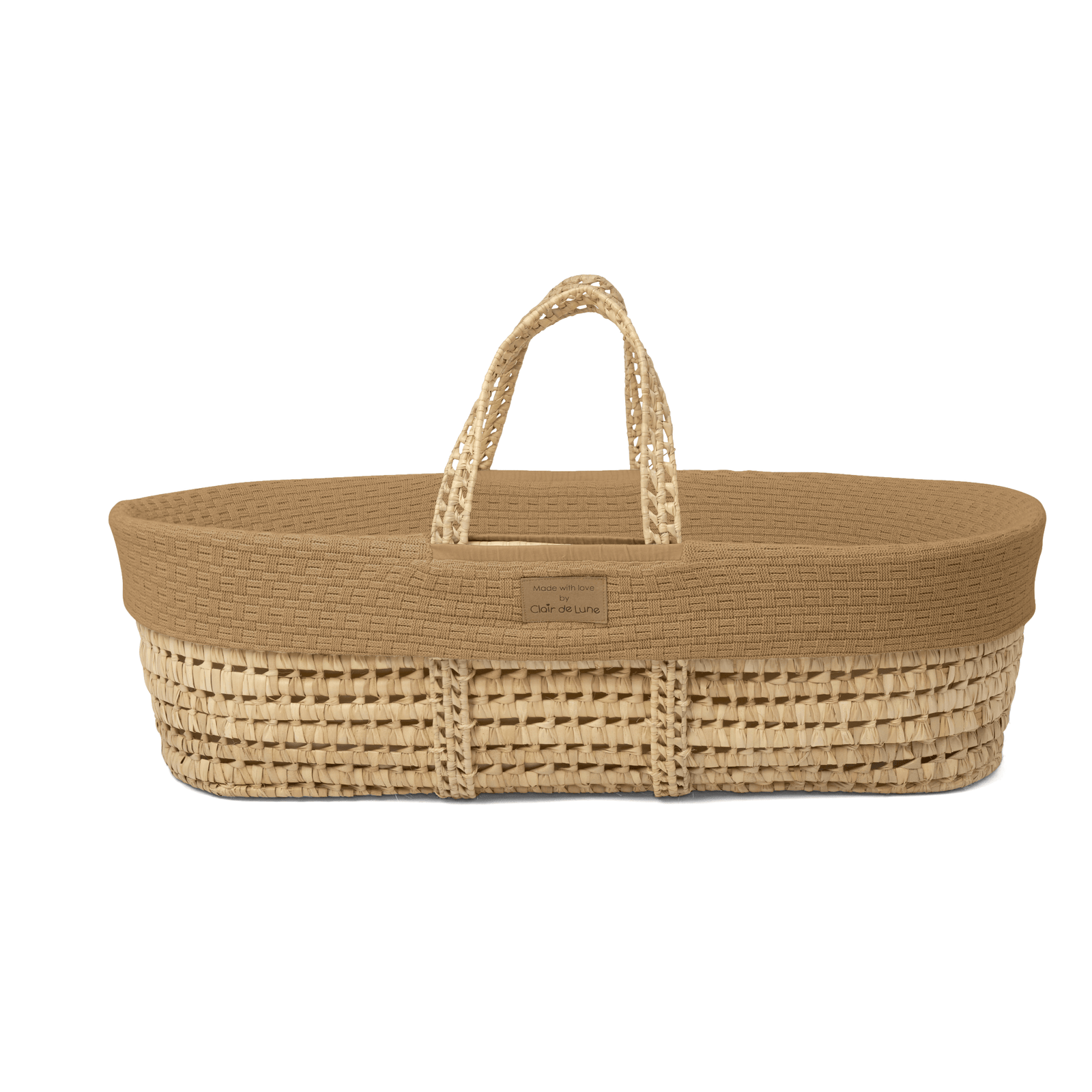 Clair De Lune Marshmallow Palm Moses Basket - Cream From Www