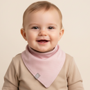GrowGrows Pink Pinstripe Bib
