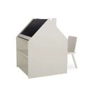 CuddleCo Play House Storage Desk with Easel and Chair showing the blackboard easel on white background | Toddler Desk and Chair | Nursery Furniture - Clair de Lune UK