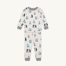 GrowGrows Organic Plodding Penguins Pyjamas | Organic Kids PJs and Nightwear - Clair de Lune UK