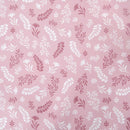 East Coast Close up of the flowers and design on the Pink Posie Changing Mat  | Bathing & Changing Essentials - Clair de Lune UK