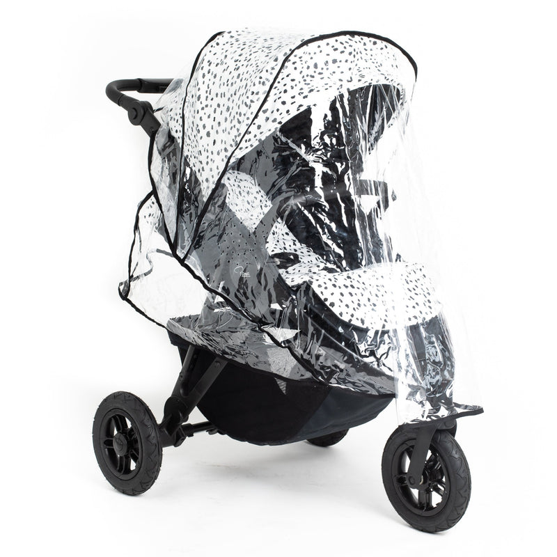 Pushchair raincover over the Dalmatian Roma Atlas 3 Wheel Pram | Strollers, Pushchairs & Prams | Pushchairs, Carrycots & Car Seats Baby | Travel Essentials - Clair de Lune UK