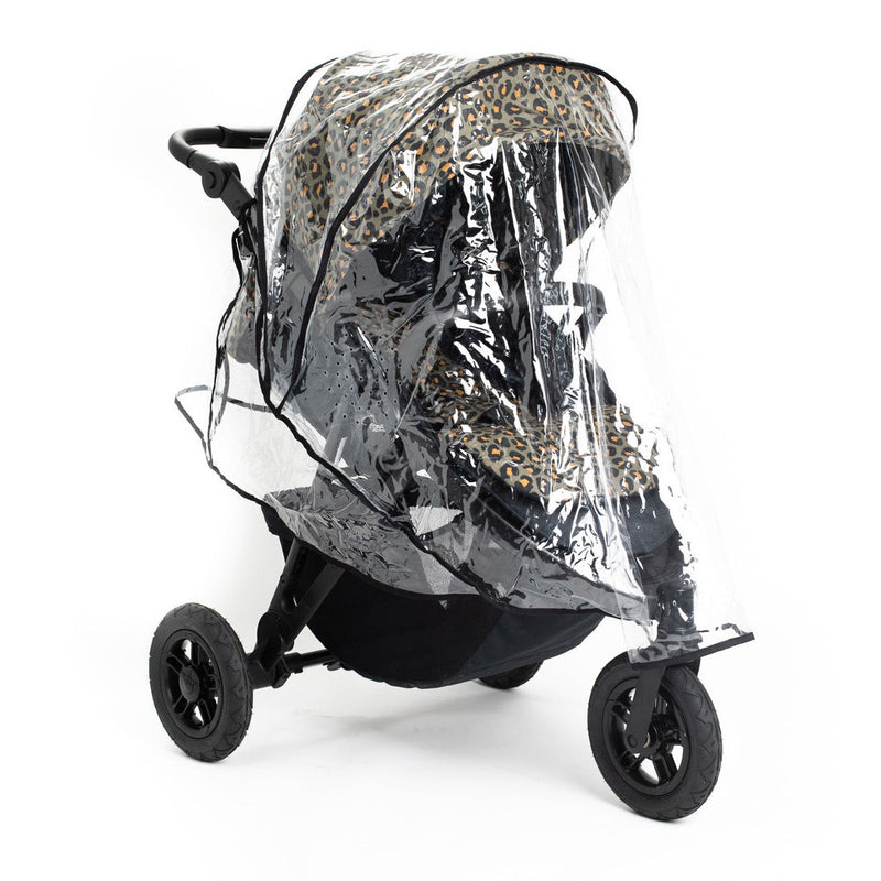 Pushchair raincover over the Khaki Leopard Roma Atlas 3 Wheel Pram | Strollers, Pushchairs & Prams | Pushchairs, Carrycots & Car Seats Baby | Travel Essentials - Clair de Lune UK