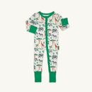 Grow Grows Organic Safari Slumber Sleepsuit on white background | Baby Grows and Onesies | Organic Baby Clothes - Clair de Lune UK