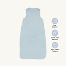Sky Blue Pinstripe Smart Sleeping Bag 1.5 Tog