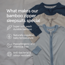 Blue Grow Grows Organic Pinstripe Sleepsuit and why they're so special | Baby Grows and Onesies | Organic Baby Clothes - Clair de Lune UK