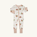 Grow Grows Organic Sleepy Sloth Sleepsuit on white background | Baby Grows and Onesies | Organic Baby Clothes - Clair de Lune UK