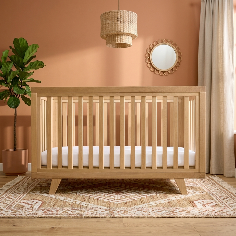 Solid Oak Cot Bed | Cots, Cot Beds, Toddler & Kid Beds | Nursery ...