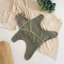 Sage green Autumn Star Wrap blanket with no buttons or zips | Baby Blankets & Swaddles - Clair de Lune UK