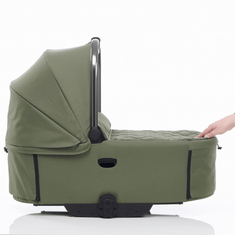 Rocking the Didofy Stargazer Green Collapsible Carrycot | Moses Baskets | Co-sleepers | Travel Cribs | Baby & Kid Travel - Clair de Lune UK