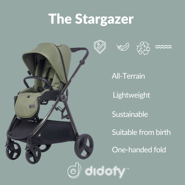 The unique selling points of the Didofy Grey Stargazer Pushchair | Strollers, Pushchairs & Prams | Pushchairs, Carrycots & Car Seats Baby | Travel Essentials - Clair de Lune UK