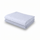 Stars & Stripes 2 Pack Fitted Pram/Crib Sheets - 90 x 40 cm | Soft Baby Sheets | Pram & Crib Bedding | Nursery Linen - Clair de Lune UK