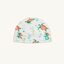 Tropical Turtles Baby Hat with tropical turtle print made from bamboo and organic cotton from GrowGrows