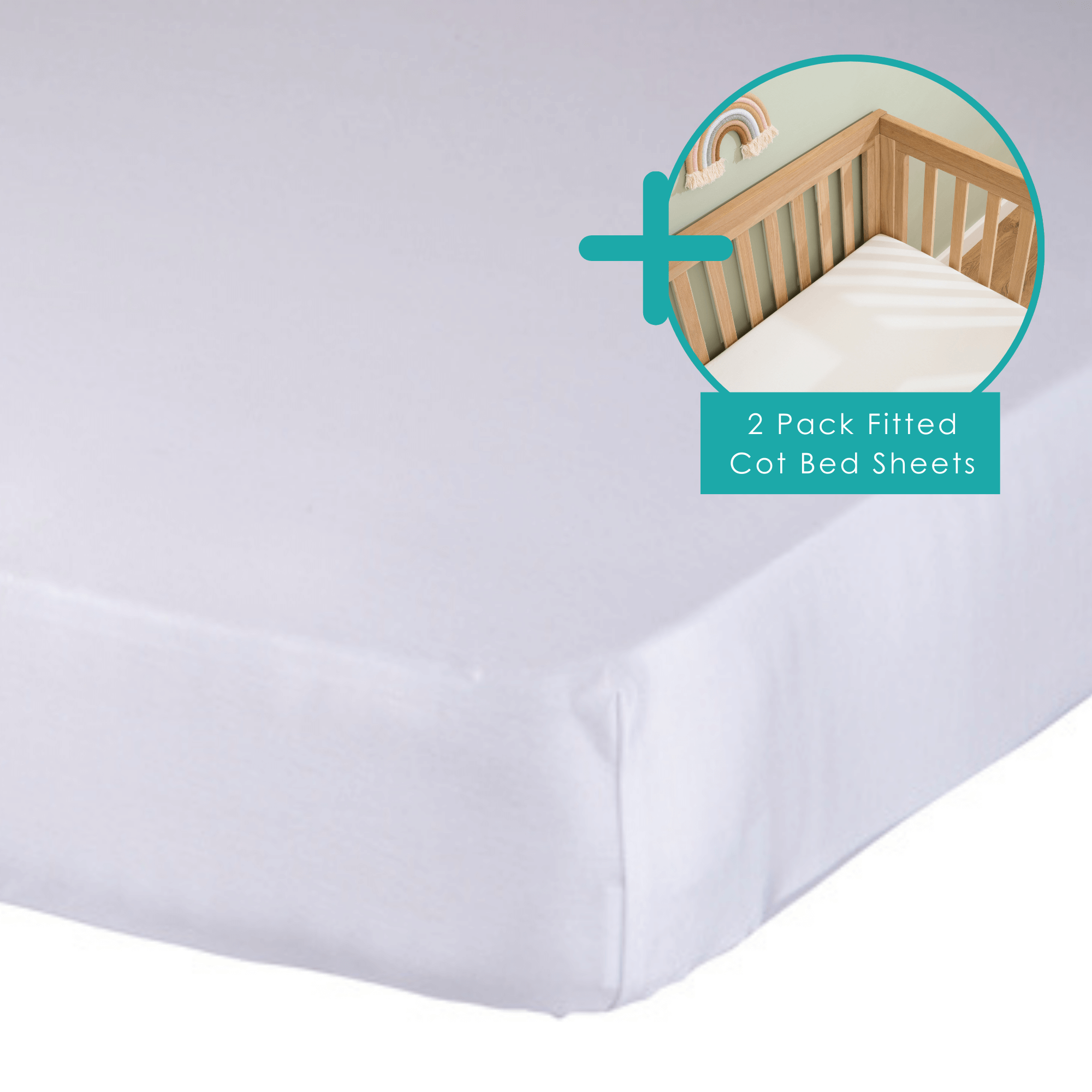 Cot Bed Mattress Protector Soft Baby Sheets Cot, Cot Bed, Pram