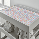 Watercolour Hearts East Coast Changing Mat | Bathing & Changing Essentials | Baby Change Mats - Clair de Lune UK