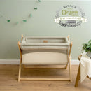 Sage Organic Folding Crib Platinum Award Winner of the 2025 Organic & Sustainable Baby Award | Bedside & Folding Cribs | Co Sleeper & Travel Cots | Nursery Furniture - Clair de Lune UK
